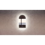 AR2 Arch LED Mirror With Brushed Gold Framed 450 * 800